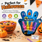 Halloween Finger Projector Rings, LED Light-Up Finger Toys, Random Pattern Assortment, Spooky Projection Party Favors for Kids, Trick-or-Treat Goodie Bag Fillers & Halloween Party Supplies