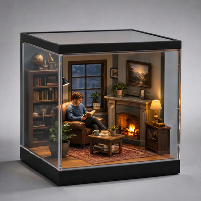 Custom 3D Diorama Miniature Scene | Personalized Mini Room Box, Custom Scale Model Diorama Desktop Decor Gift