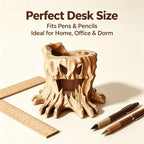 Monster Tree Stump 3D Printed Pen Holder | Cool Desk Decor & Stationery Organizer
