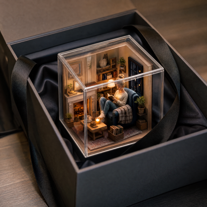 Custom 3D Diorama Miniature Scene | Personalized Mini Room Box, Custom Scale Model Diorama Desktop Decor Gift